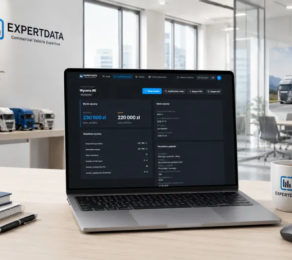 Serwis wyceny pojazdów użytkowych dla Expertdata – od arkusza Excel do platformy SaaS