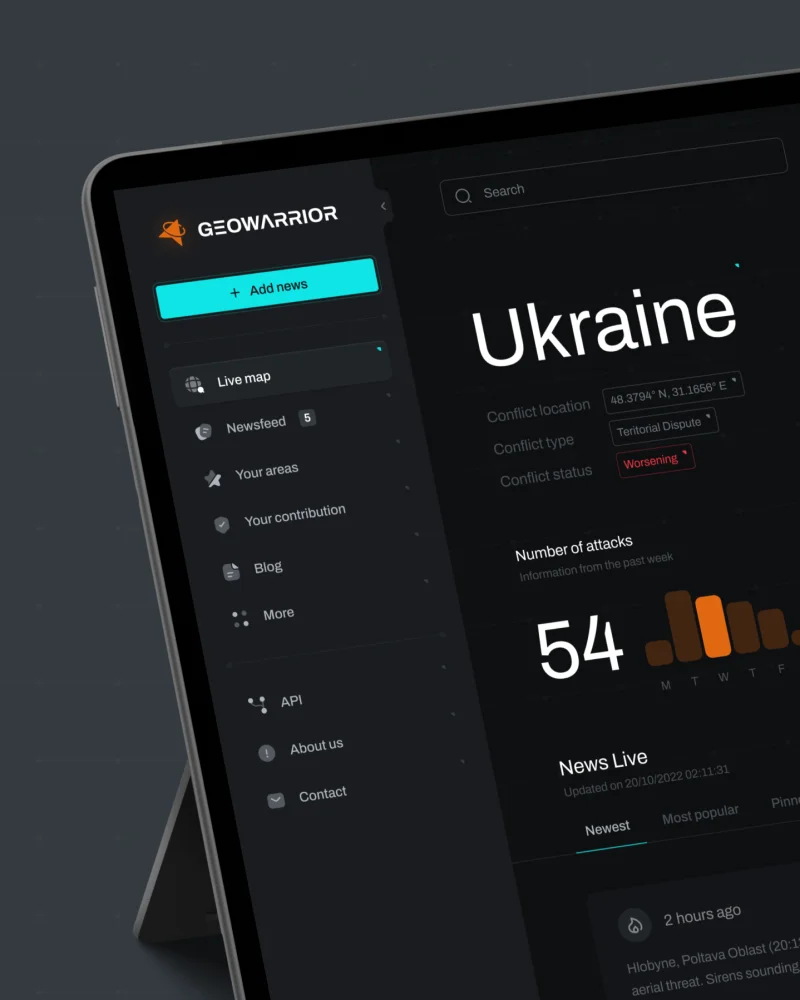 Realizacja JCD.PL — Geo Warrior