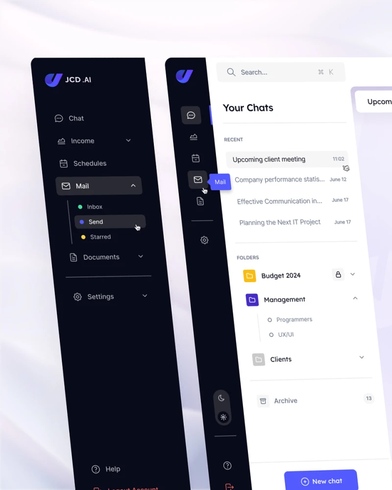 Realizacja JCD.PL — AI dashboard