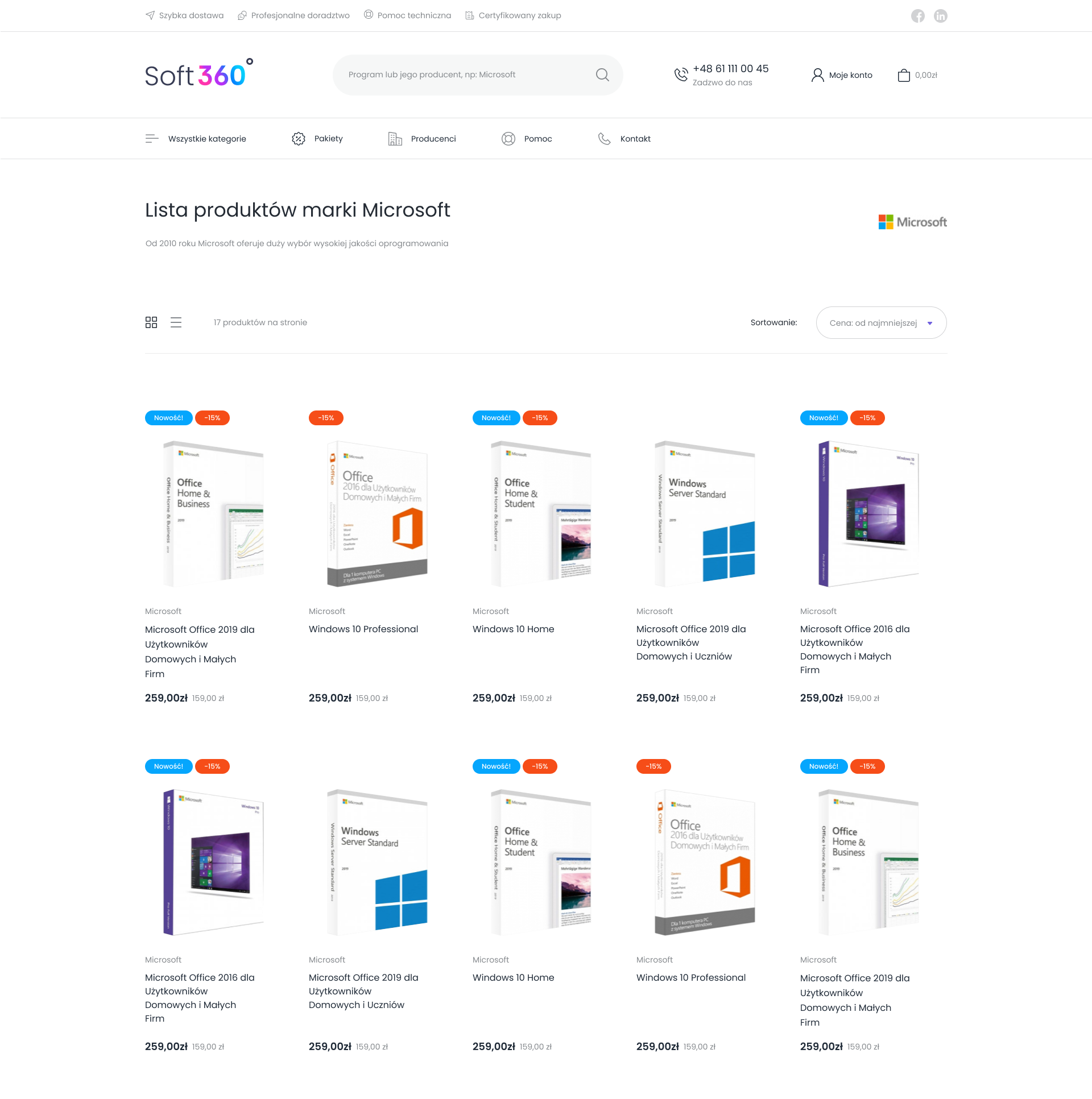 Producenci - pojedynczy producent